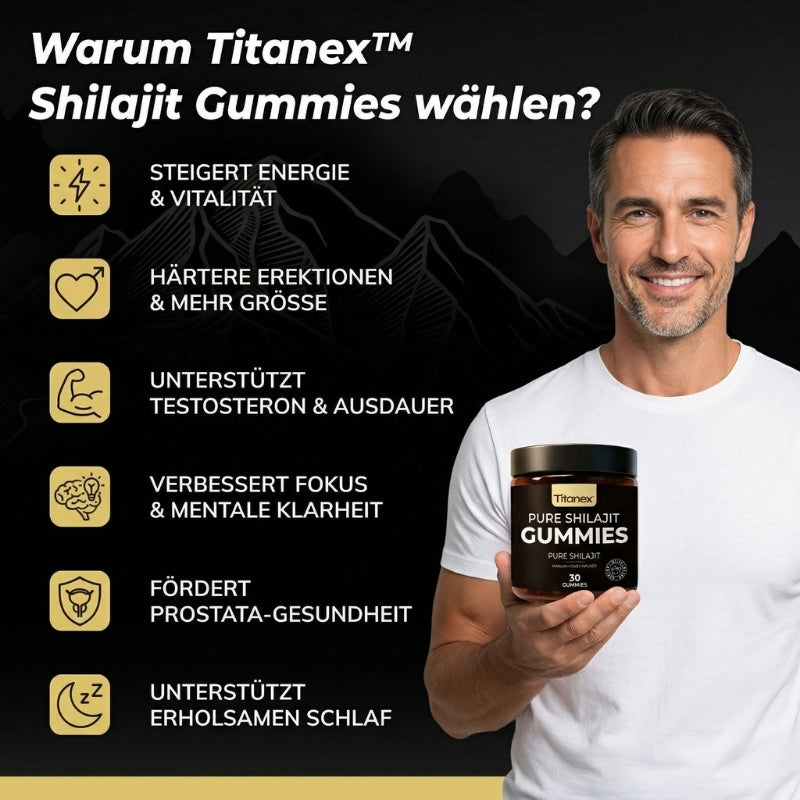 Titanex™ | 100% Reines Himalaya-Shilajit Gummies