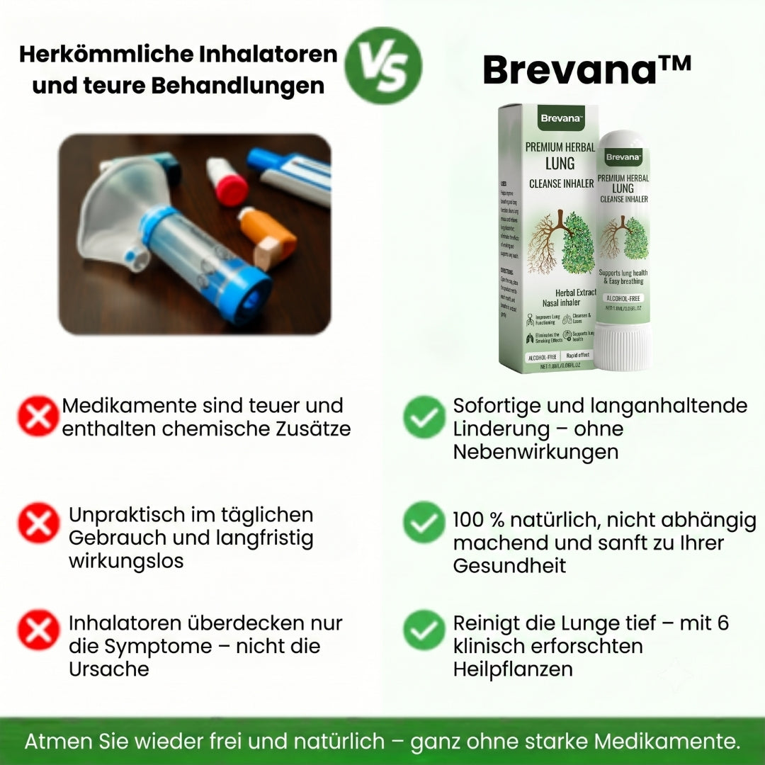 Brevana™ | Premium-Inhalator mit Heilpflanzen für die Lunge