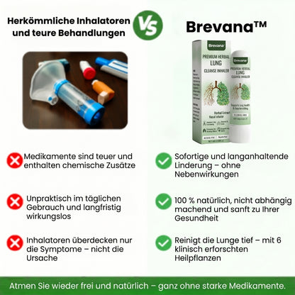 Brevana™ | Premium-Inhalator mit Heilpflanzen für die Lunge