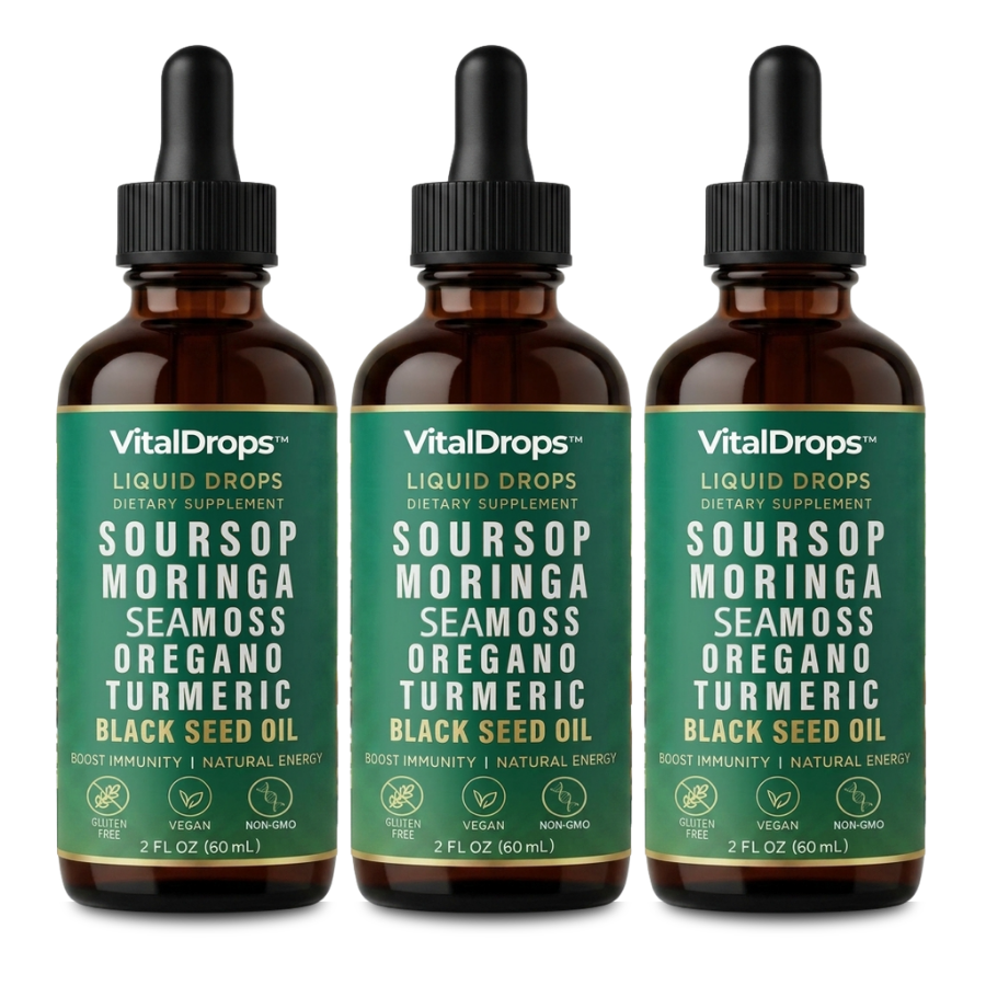 VitalDrops™ | 10-in-1 Bio-Soursop-Tropfenextrakt