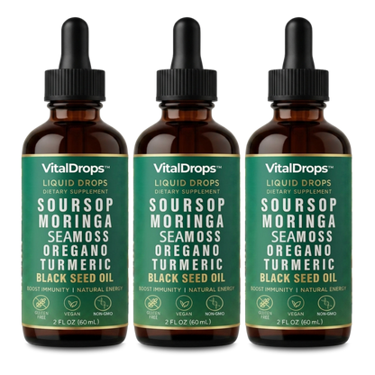 VitalDrops™ | 10-in-1 Bio-Soursop-Tropfenextrakt