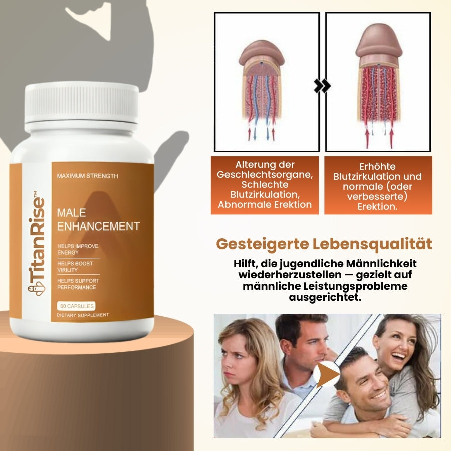 TitanRise™ | Natürliches männliches Leistungssteigerungspräparat