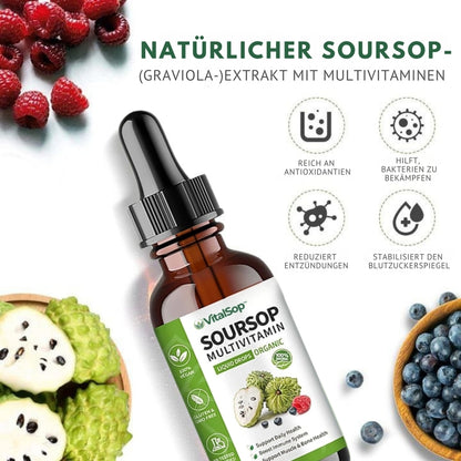 VitalSop™ | Flüssige Soursop-Tropfen für Herz & Kreislauf