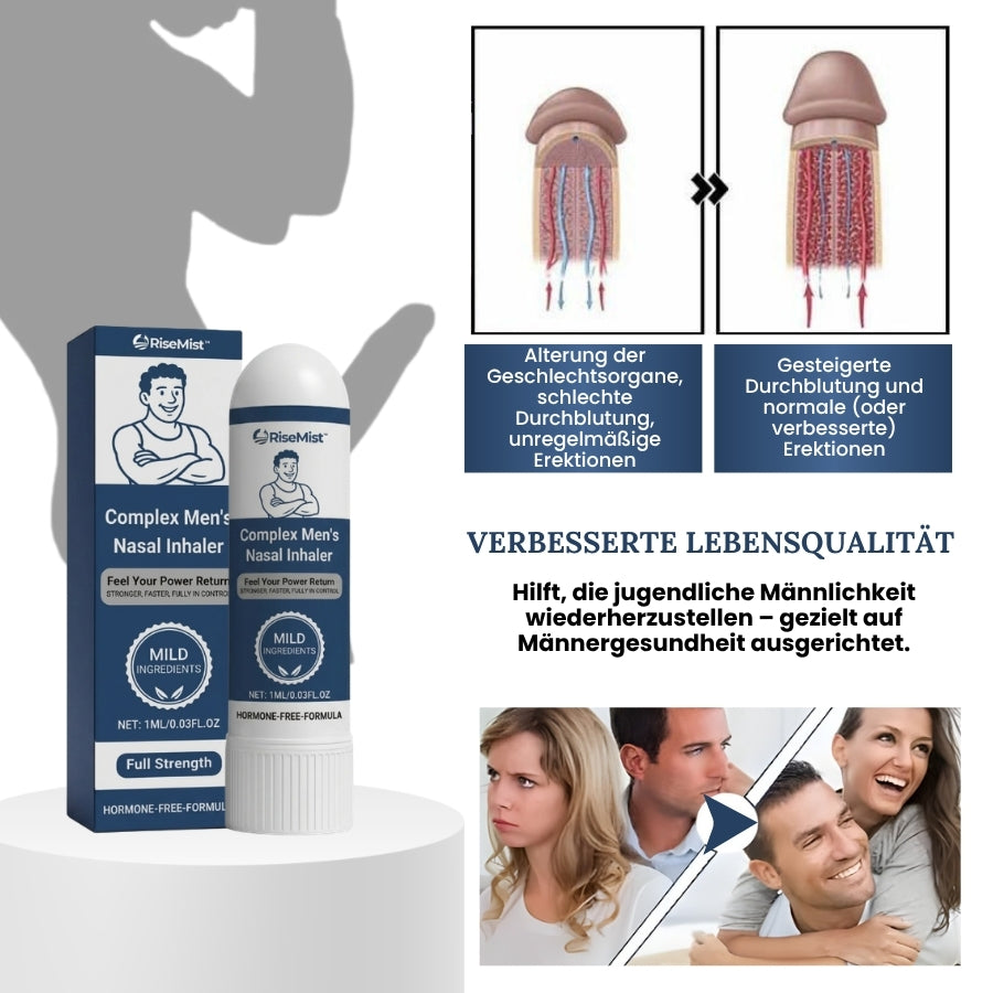 RiseMist™ | Nasaler Inhalator bei erektiler Dysfunktion