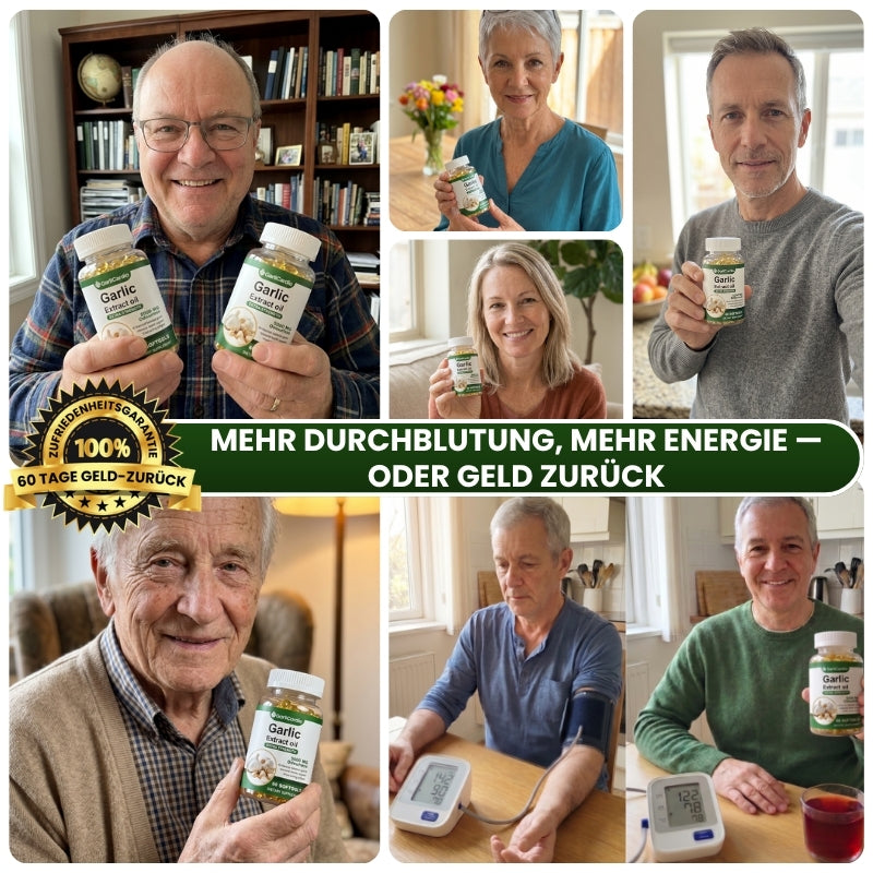 GarliCardio™ | Premium gereifter Knoblauch für eine bessere Durchblutung