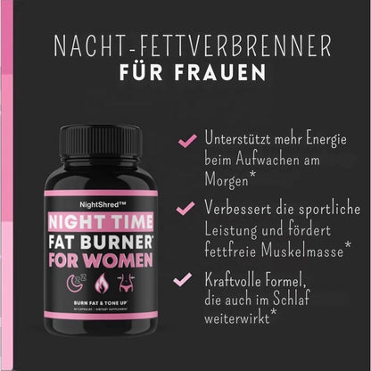 NightShred™ | Aktiviert den hormonellen Schlüsselfaktor, der Bauchfett schmelzen lässt!