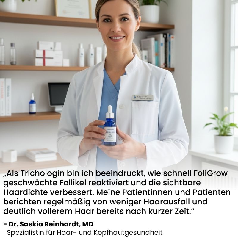 FoliGrow™ | Erlebe echtes Nachwachsen und gewinne in 7 Tagen 92% deines Haarvolumens zurück
