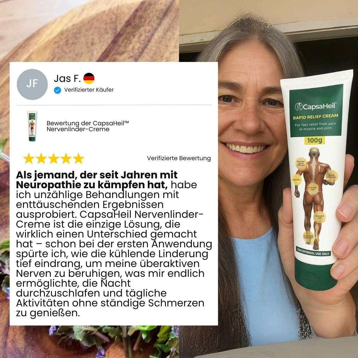 CapsaHeil™ | Neuropathie Linderungscreme