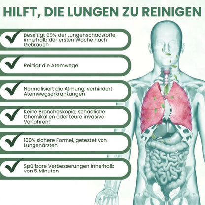 LungFlow™ | Lungenreinigende Kräutertropfen mit Cordyceps-Sinensis-Extrakt