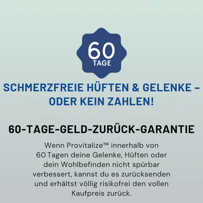 Provitalize™ | Kapsel gegen Gelenkschmerzen
