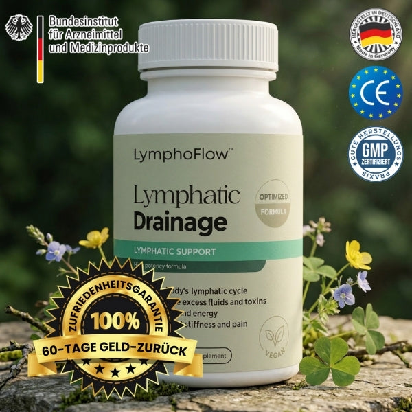 LymphoFlow™ | Lymphatische Drainage Kräuterkapseln