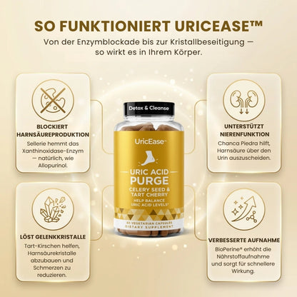 UricEase™ | Formel zum Schutz vor Harnsäure