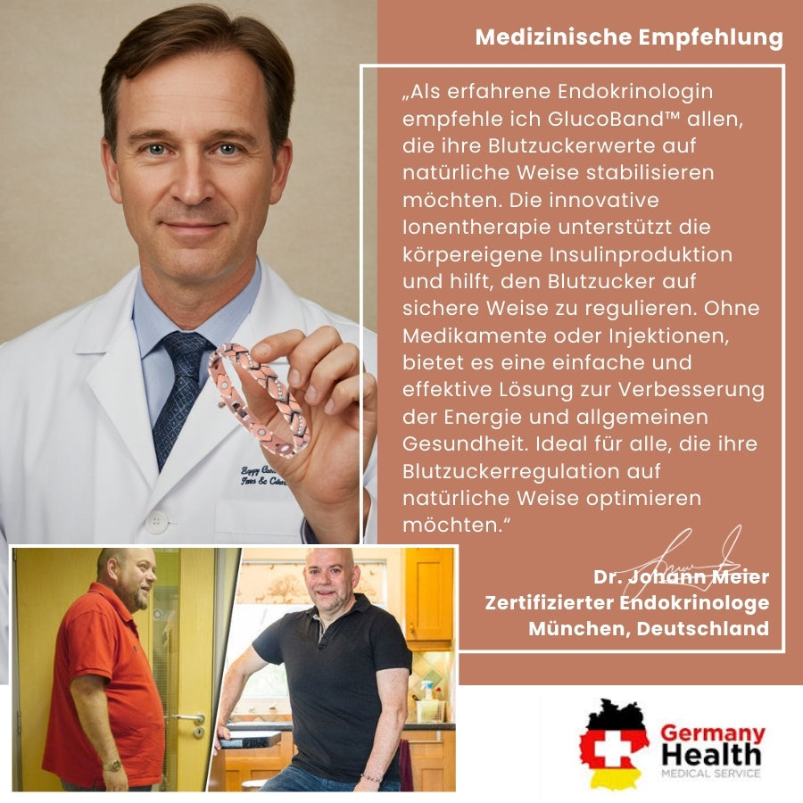GlucoBand™ | Das ultimative Ion-Armband zur Blutzuckerregulation