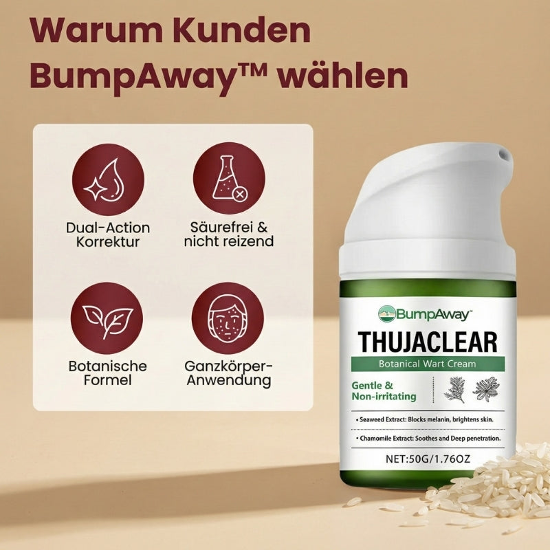 BumpAway™ | Botanische Warzen-Creme
