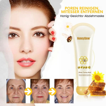 HoneyGlow™ | Kräuter-Peel-Off-Gesichtsmaske mit Honig für Flecken