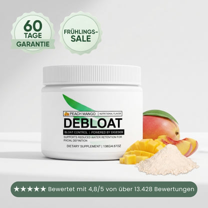 DeBloat™ | Schwemm Wassereinlagerungen aus für ein definiertes Gesicht