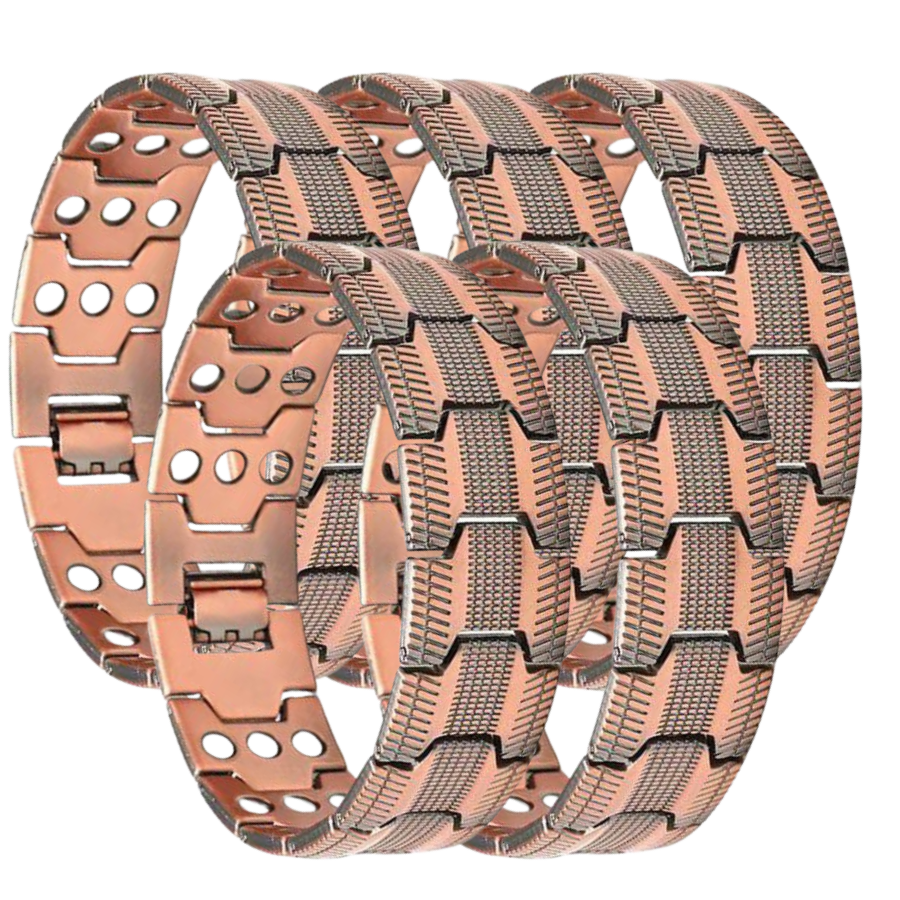 MagnoElite™ | Elegantes magnetisches Kupferarmband für Männer