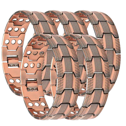MagnoElite™ | Elegantes magnetisches Kupferarmband für Männer