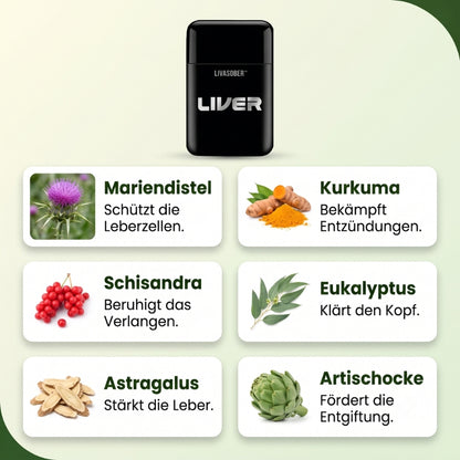 LivaSober™ | Nasen-Inhalator gegen das Verlangen nach Alkohol