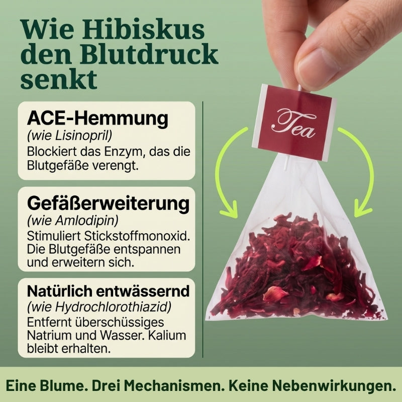PressurEase™ | 100 % reiner Hibiskus – keine Füllstoffe