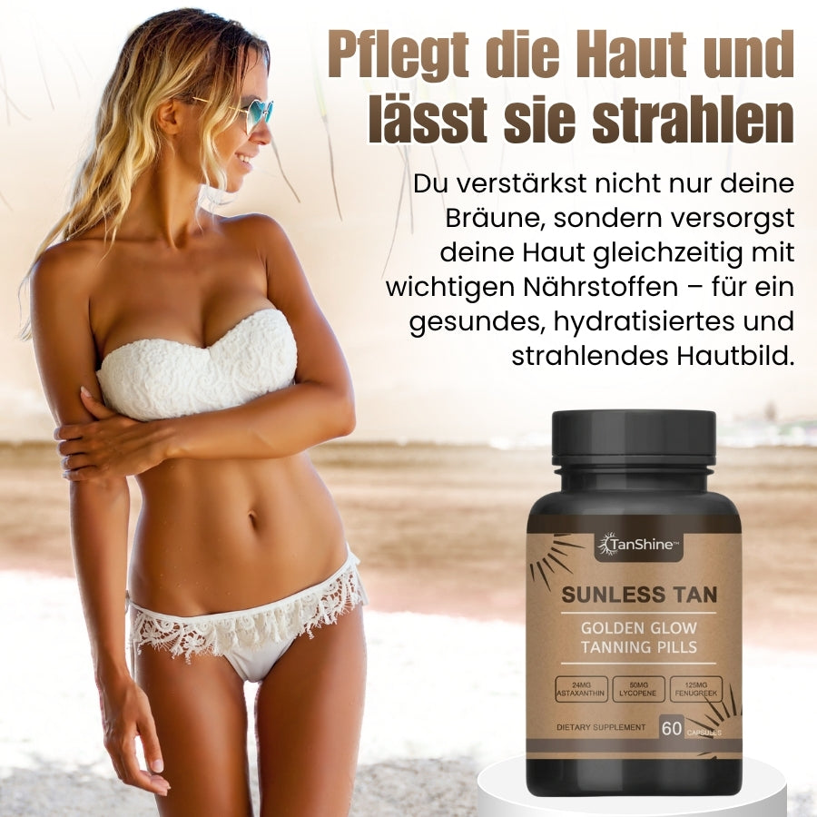TanShine™ | Goldene Glow-Bräunungskapseln