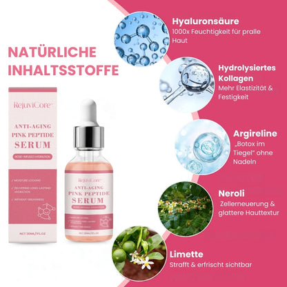 RejuviCore™ | Anti-Aging Rosa-Peptid-Serum