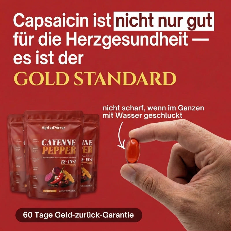 AlphaPrime™ | Cayennepfeffer für verbesserte Durchblutung