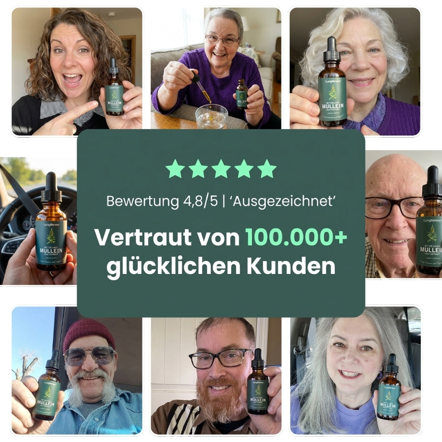 LungRenew™ | Königskerzen-Tropfen zur Unterstützung der Lunge