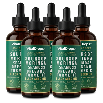 VitalDrops™ | 10-in-1 Bio-Soursop-Tropfenextrakt