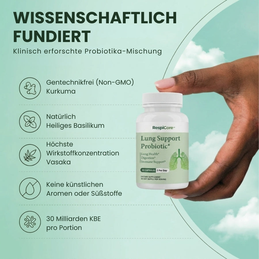 RespiCore™ | Probiotika zur Unterstützung der Lunge