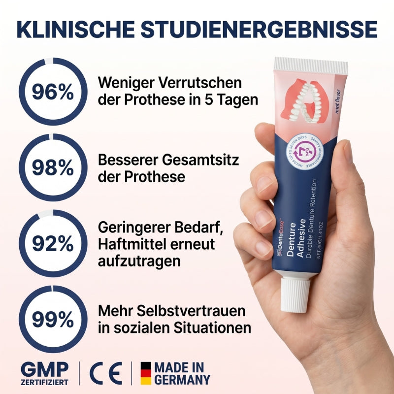 DentaEase™ | Thermoplastischer Prothesenhaftstoff
