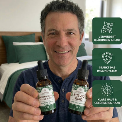 GutCleanse™ | Natürliche 2-Schritt-Darmreinigungs- & Regenerationsformel