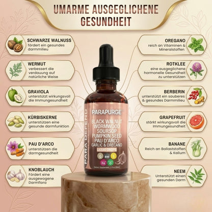 ParaPurge™ | Wermut, Schwarznuss Parasiten-Detox
