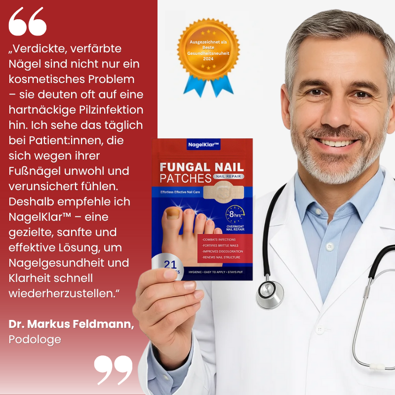 NagelKlar™ | Nagelpilz-Entfernungspflaster