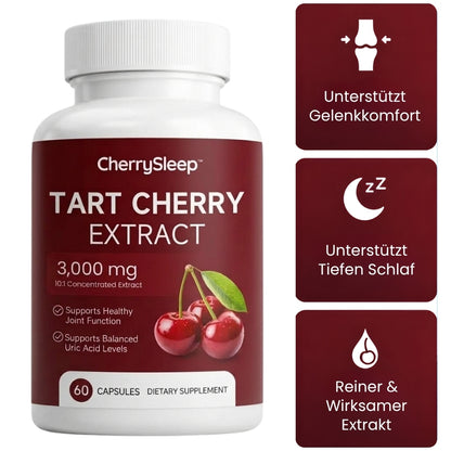 CherrySleep™ | Sauerkirschen-Schlafkapseln
