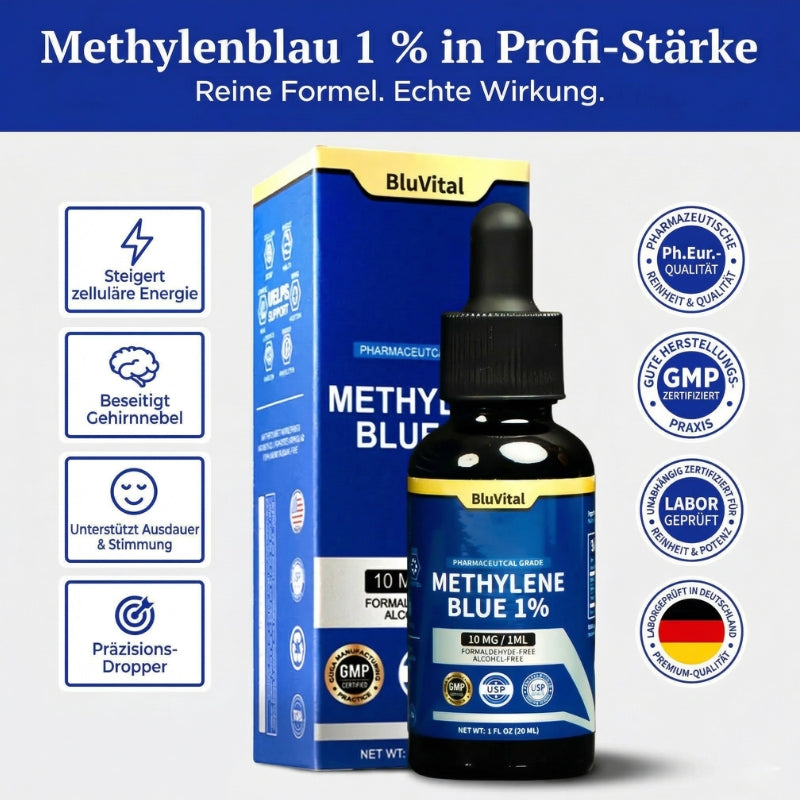 BluVital™ | Methylenblau 1 % in Ph.Eur.-Qualität