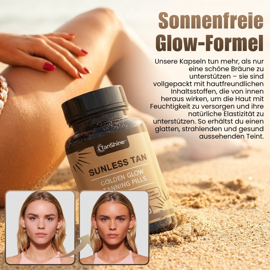 TanShine™ | Goldene Glow-Bräunungskapseln