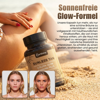 TanShine™ | Goldene Glow-Bräunungskapseln
