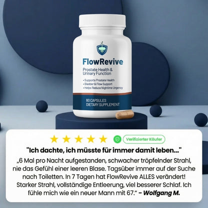 FlowRevive™ | Natürliche Unterstützung für Ihre Prostata