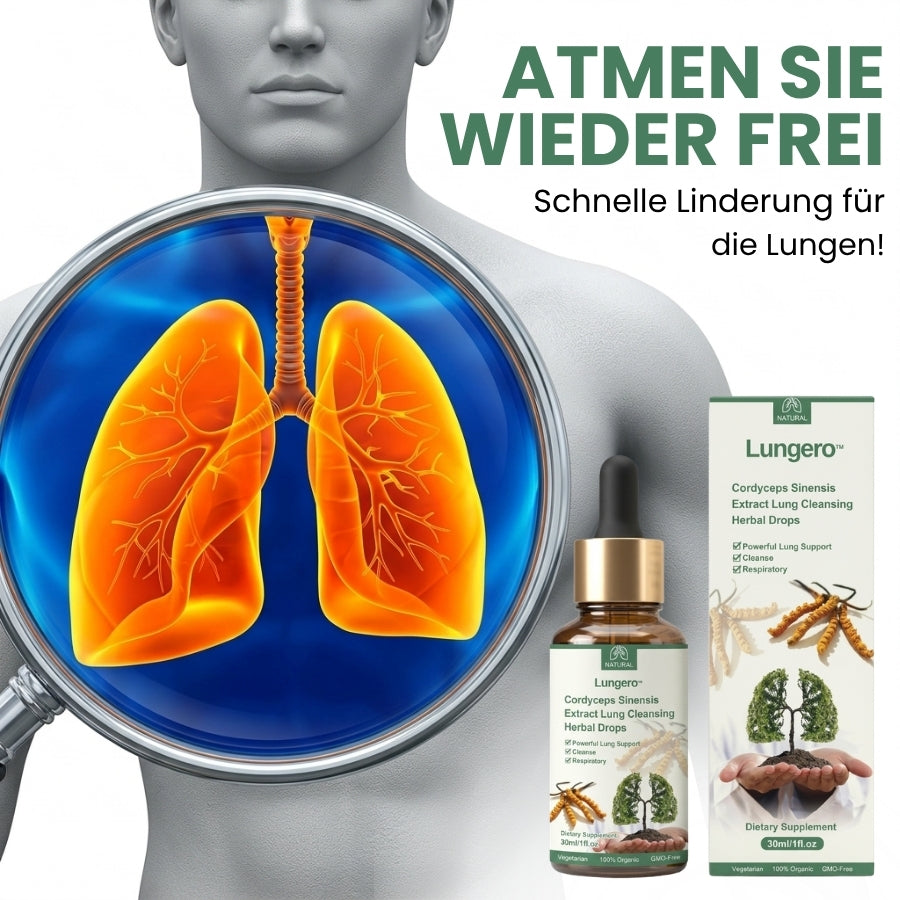 Lungero™ | Pflanzliche Lungentropfen zur Lungenreinigung