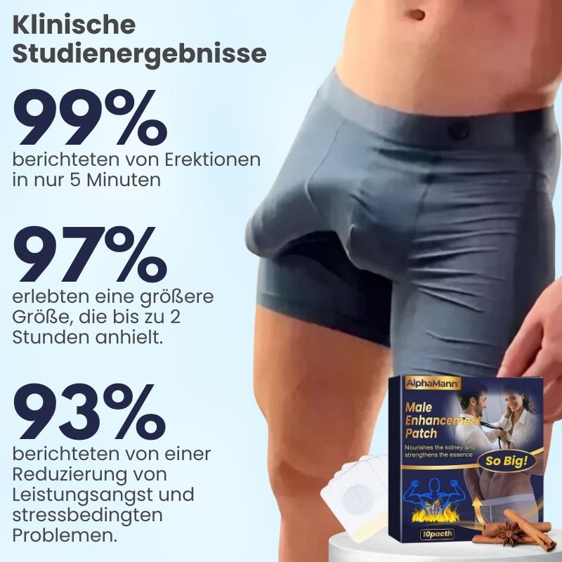 AlphaMann™ | Pflaster gegen Erektionsstörungen