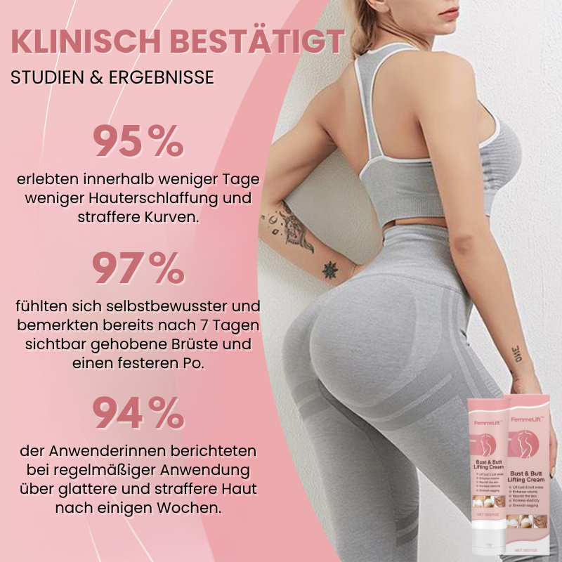 FemmeLift™ | Erreiche 97 % vollere, rundere Brüste und einen strafferen Po in nur 7 Tagen!
