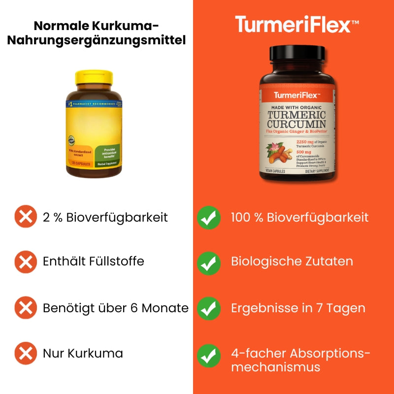 TurmeriFlex™ | Bio-Kurkuma-Curcumin für starke Gelenke
