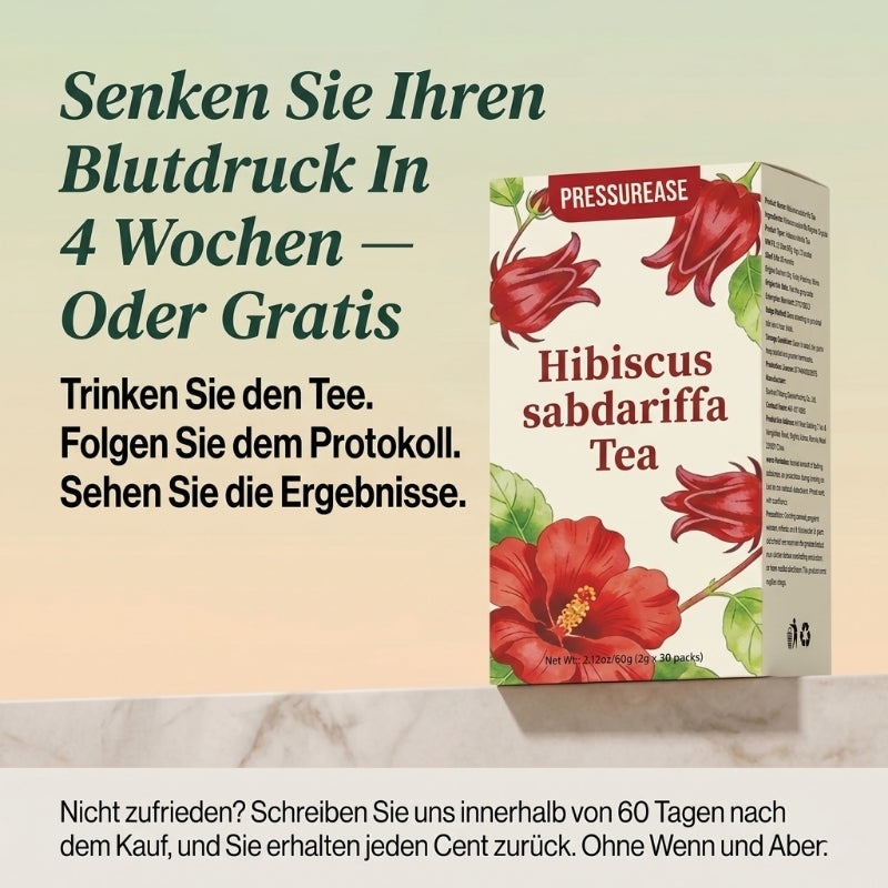 PressurEase™ | 100 % reiner Hibiskus – keine Füllstoffe
