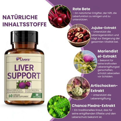Livera™ | Kräuter-Nahrungsergänzungsmittel für Leberunterstützung