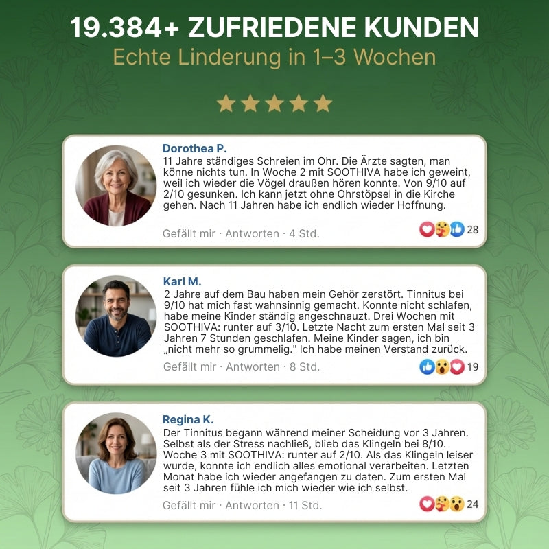 Soothiva™ | Pflanzliche Tinnitus-Tropfen