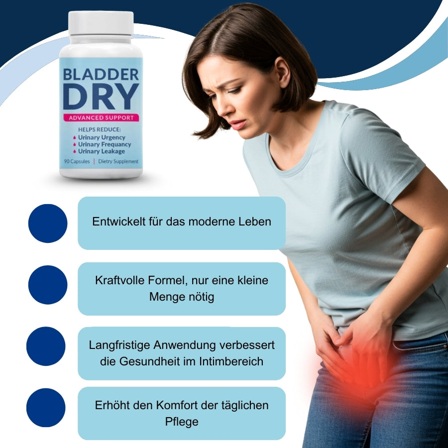 BladderDry™ | Fortschrittliche Blasenunterstützungs-Kapsel