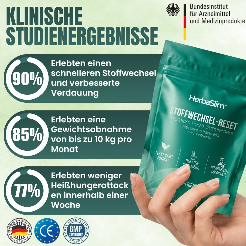 HerbaSlim™ | Abnehmpulver mit 100 % pflanzlicher Matcha-Kraft