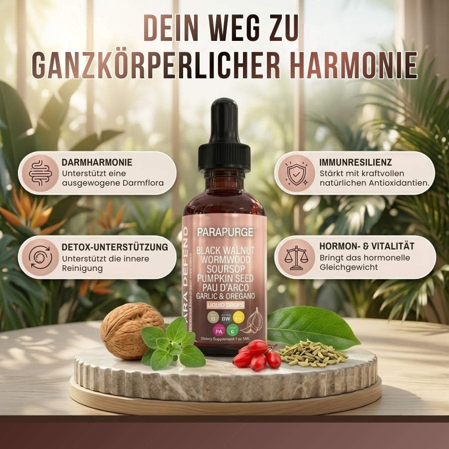 ParaPurge™ | Wermut, Schwarznuss Parasiten-Detox