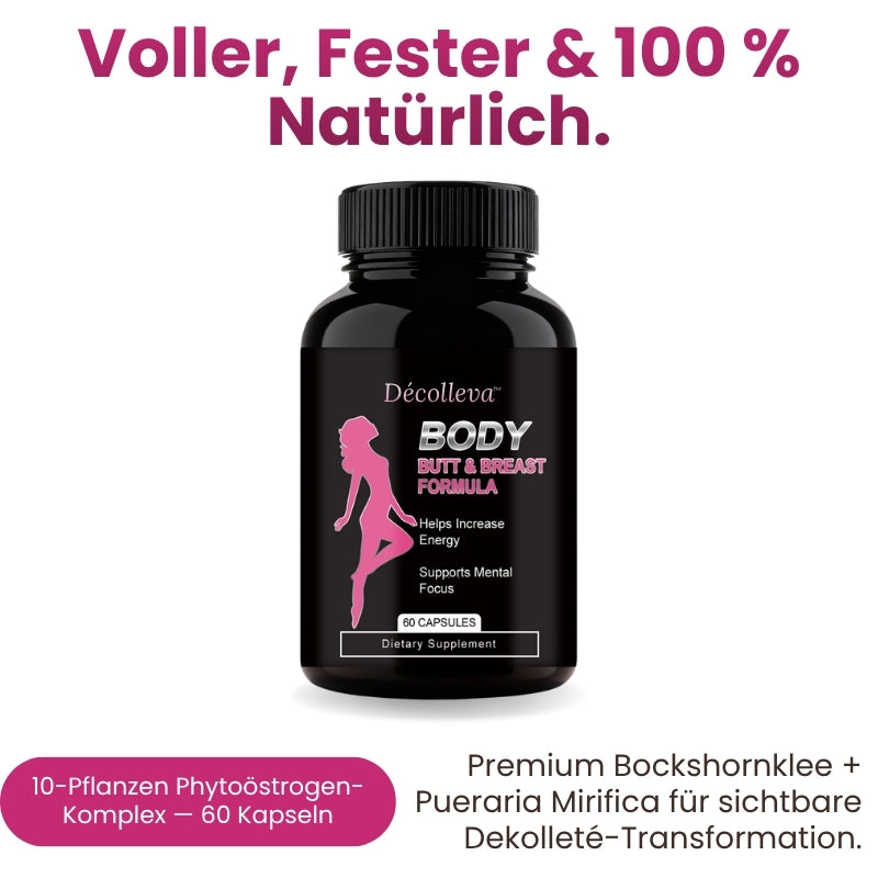 Décolleva™ | Bockshornklee + Pueraria Mirifica für Bruststraffung und Fülle